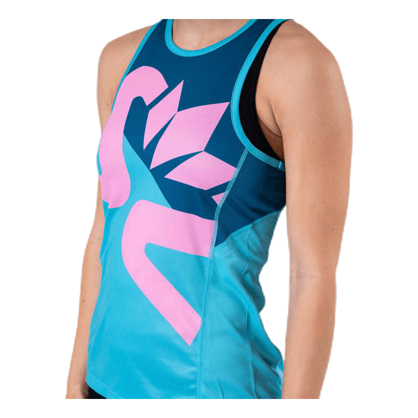 Race Air Tank Women Blue/Pink