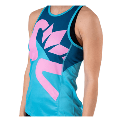 Race Air Tank Women Blue/Pink