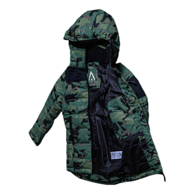 Polar Youth Puff Jacket Patterned/Green