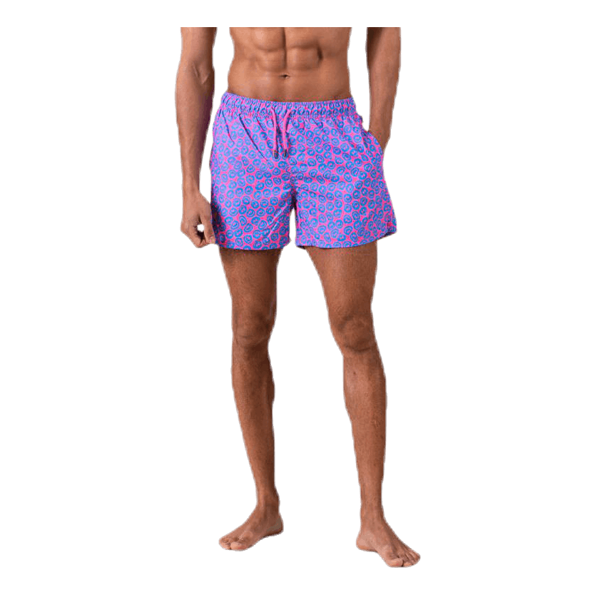 Twisted Smile Swim Shorts Pink