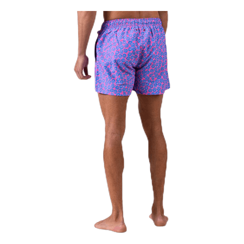 Twisted Smile Swim Shorts Pink