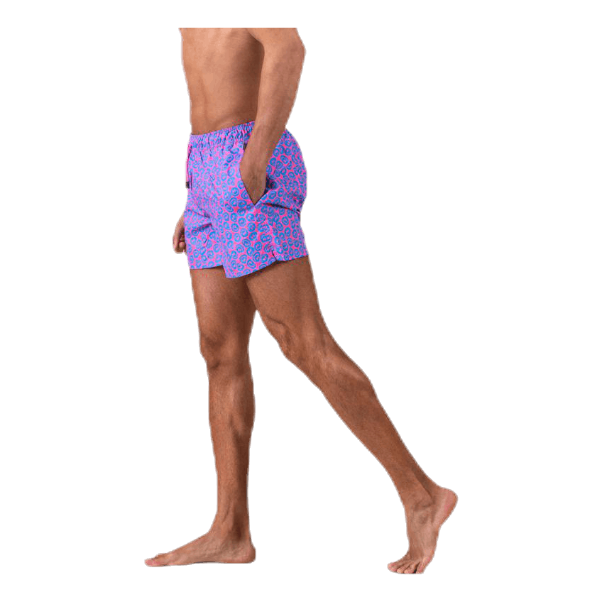 Twisted Smile Swim Shorts Pink