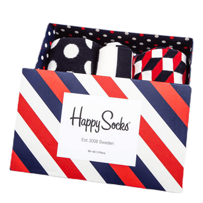 Classic Stripe 3-pack Gift Box  Patterned