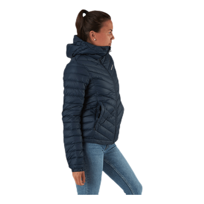 Frost Down Hood Jacket Blue