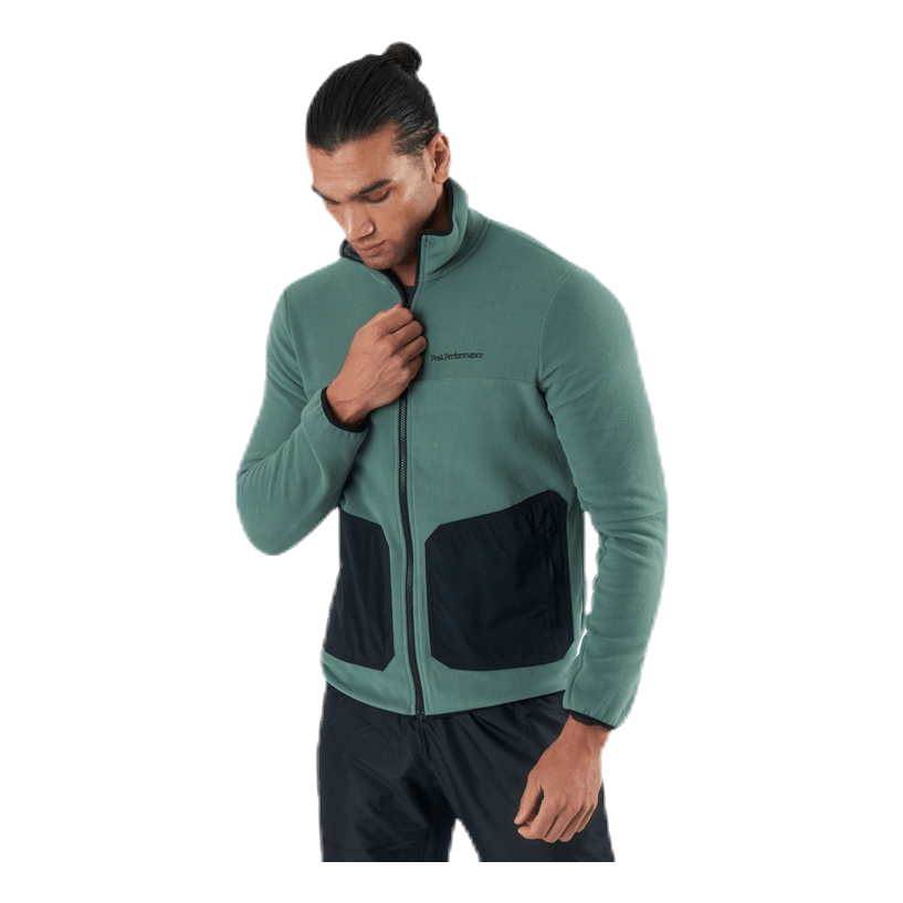 Tech Soft Zip Jacket Green