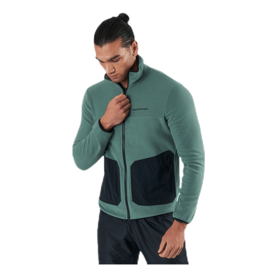 Tech Soft Zip Jacket Green