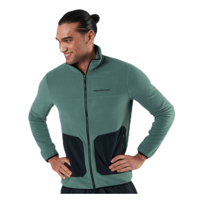 Tech Soft Zip Jacket Green