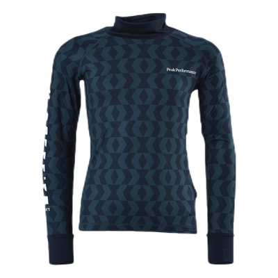 Junior Spirit Print Crew Pattern Blue/Black