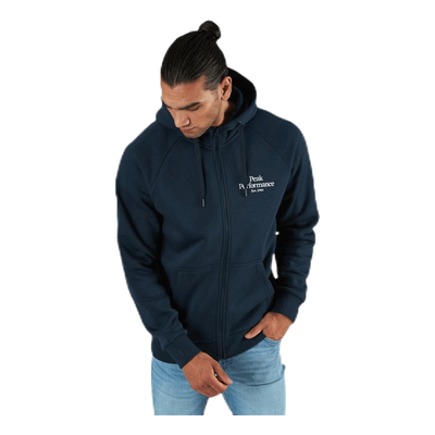 Original Zip Hood Blue