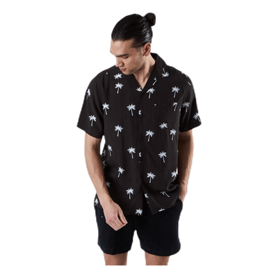 Black Palm Shirt  Black