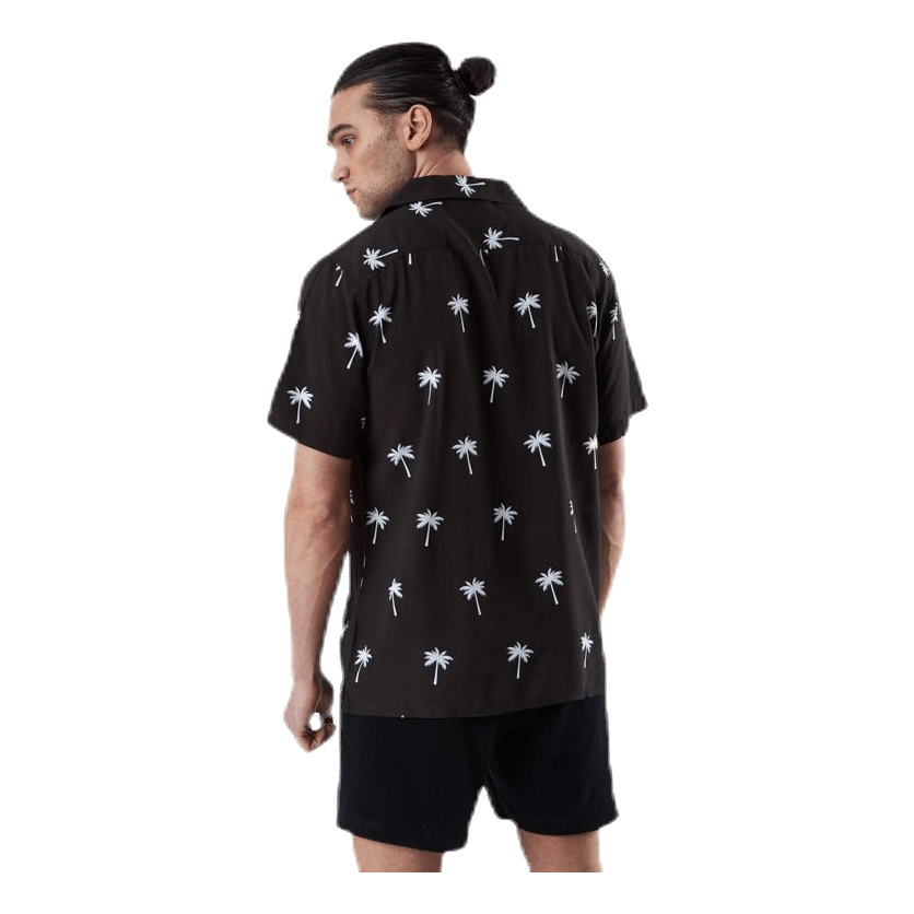 Black Palm Shirt  Black