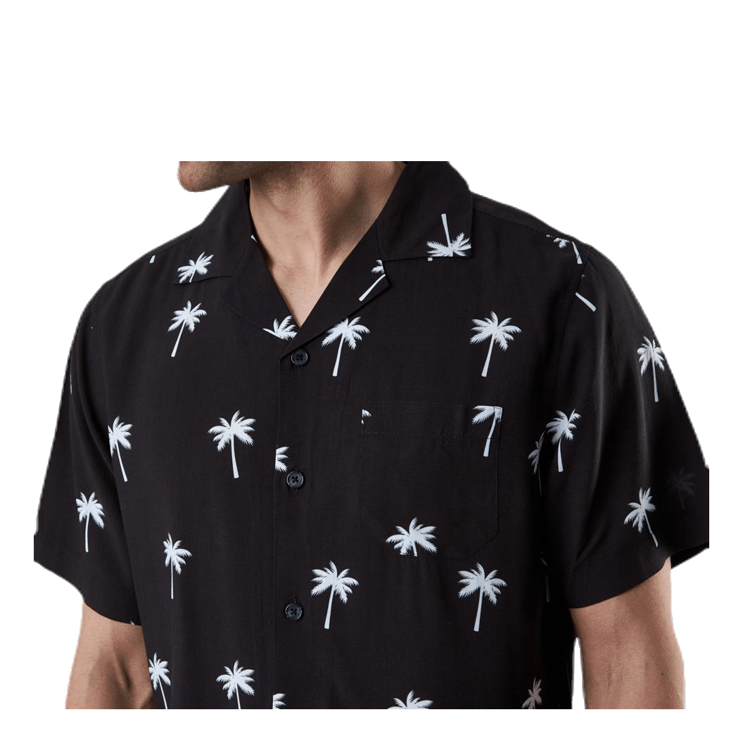 Black Palm Shirt  Black