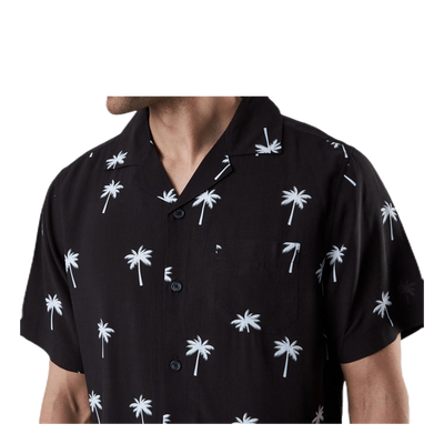 Black Palm Shirt  Black