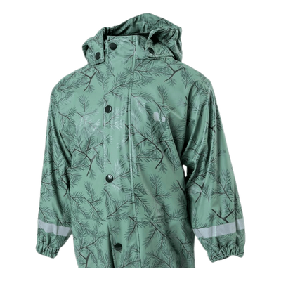 Nordskog Fleece-Lined Rain Overall Green