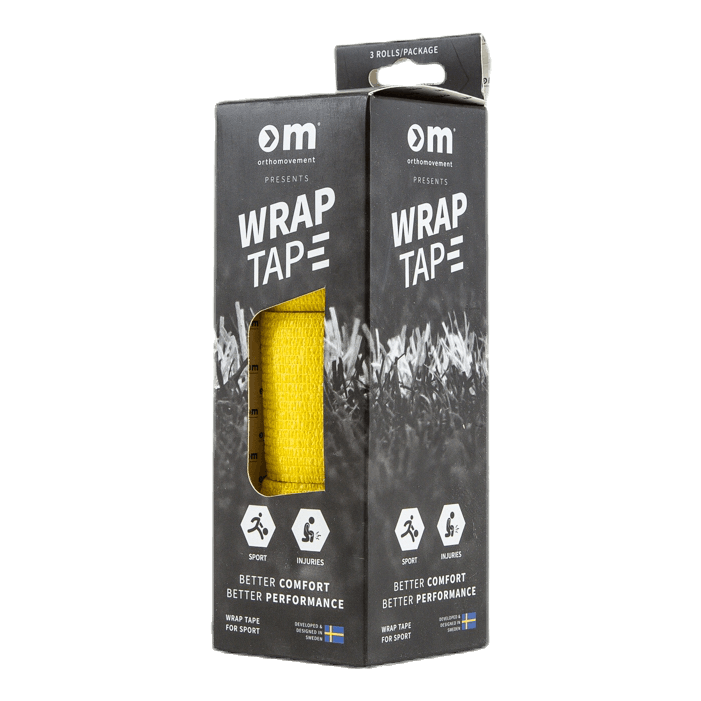 Wrap Tape 5CM/4,5M x3 Yellow