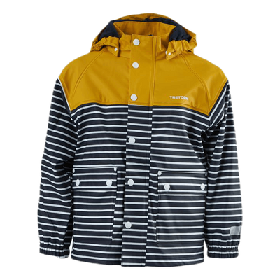 Wings Fleece-Lined Rain Jacket Blue/Yellow