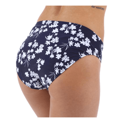 Blue Flower Brief Blue/White