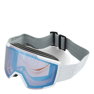 Goggle Shield + Extra Lens Blue/White