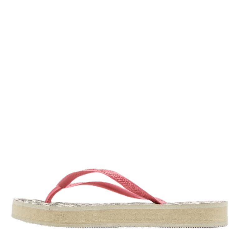 Slim Flatform Animal Beige