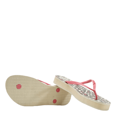 Slim Flatform Animal Beige