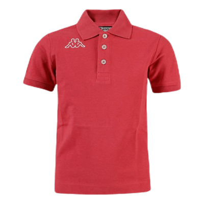 Junior. Polo S/S, Life White/Red