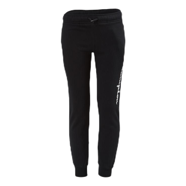 Rib Cuff Pants Junior Black