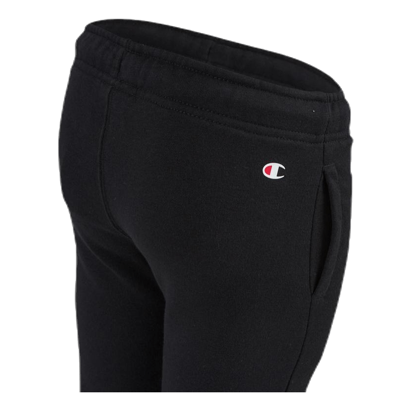 Rib Cuff Pants Junior Black