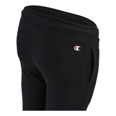 Rib Cuff Pants Junior Black