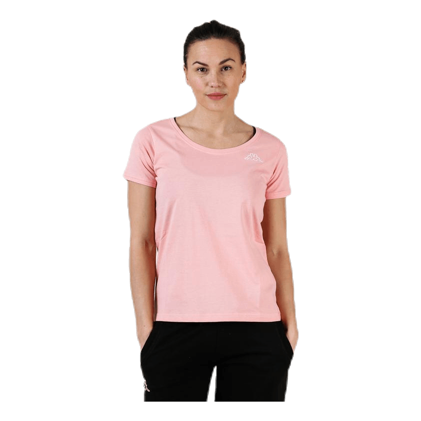 T-Shirt S/S, Logo Momba Pink