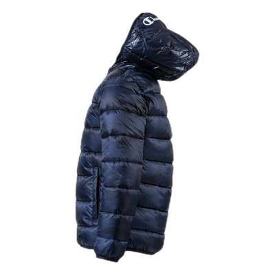 Jr Hooded Jacket Patterned/Blue