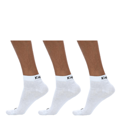 Ben 3-Pack Footies White