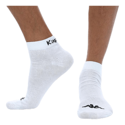 Ben 3-Pack Footies White