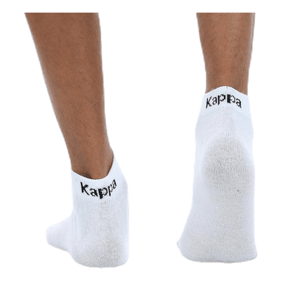 Ben 3-Pack Footies White