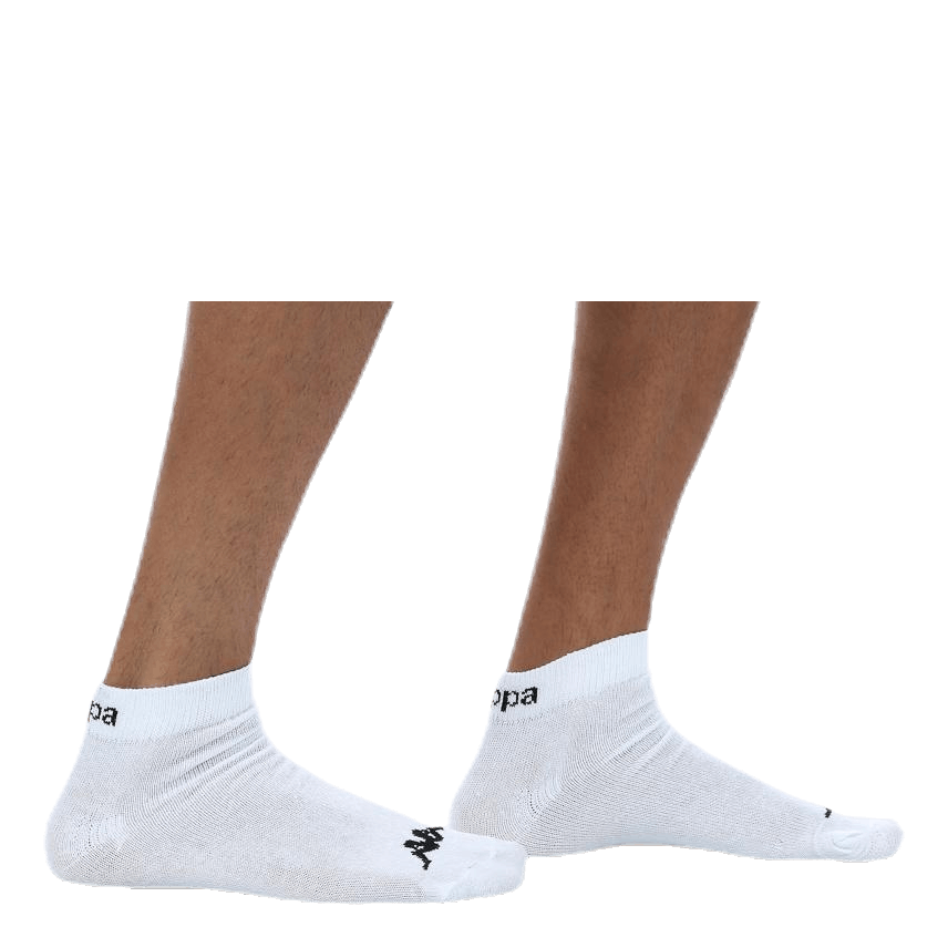 Ben 3-Pack Footies White