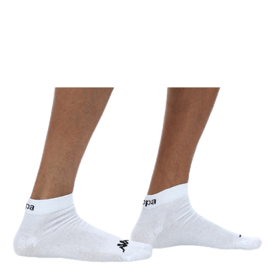 Ben 3-Pack Footies White