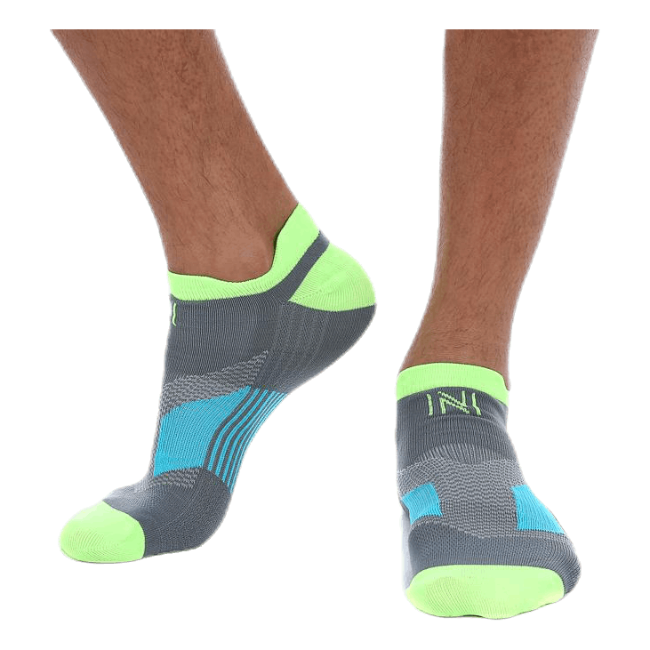 Sebastian Thin Running Sock Low-cut Green/Black