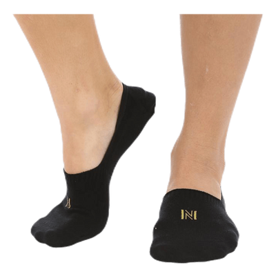 Scarlett 2-pack Invisible Sock Lady Black