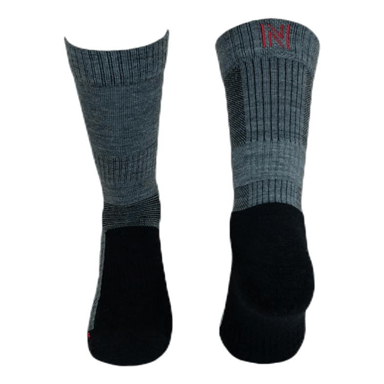 Merino Trekking Socks - Leonardo Grey