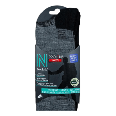 Merino Trekking Socks - Leonardo Grey