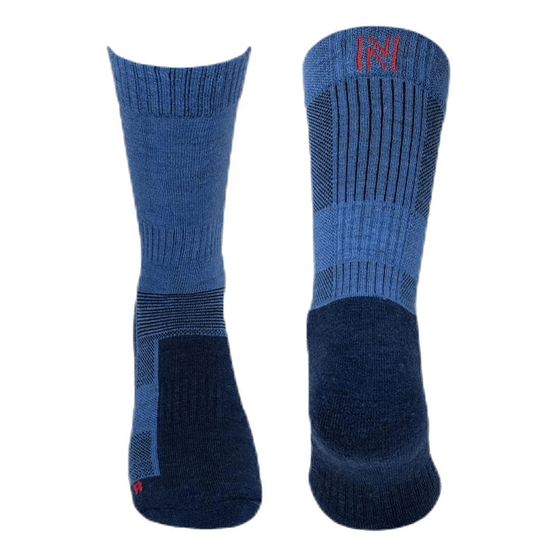 Merino Trekking Socks - Leonardo Blue