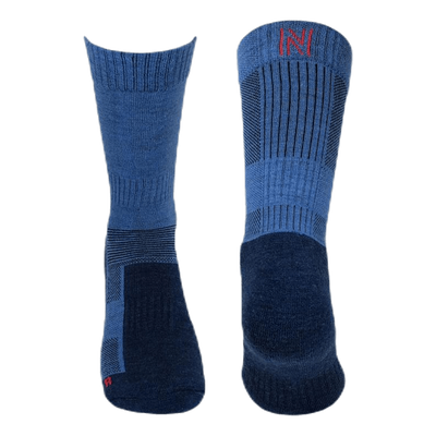 Merino Trekking Socks - Leonardo Blue