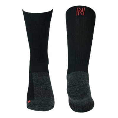 Merino Trekking Socks - Leonardo Black