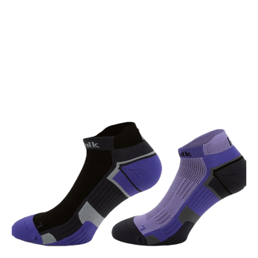 2-Pack Running Socks - Lewis Purple/Black