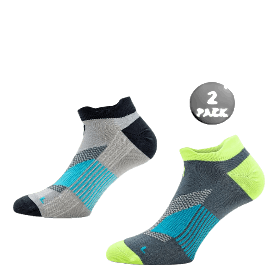 2-Pack Running Socks - Thomas Grey