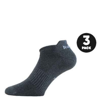 Izzy 3-Pack Running Grey