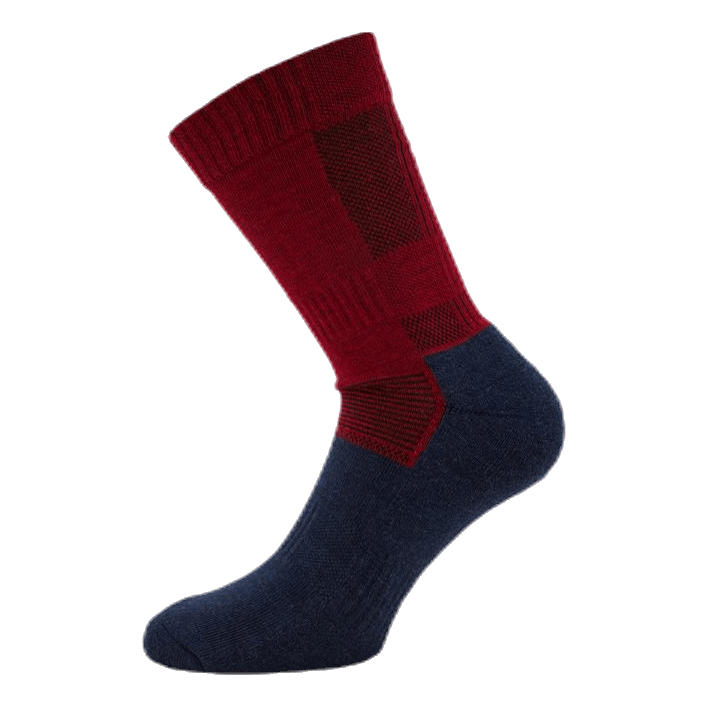 Merino Trekking Socks - Leonardo Blue/Red