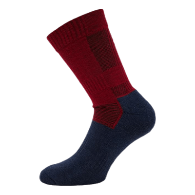 Merino Trekking Socks - Leonardo Blue/Red