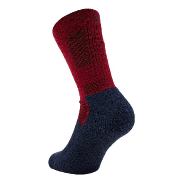 Merino Trekking Socks - Leonardo Blue/Red