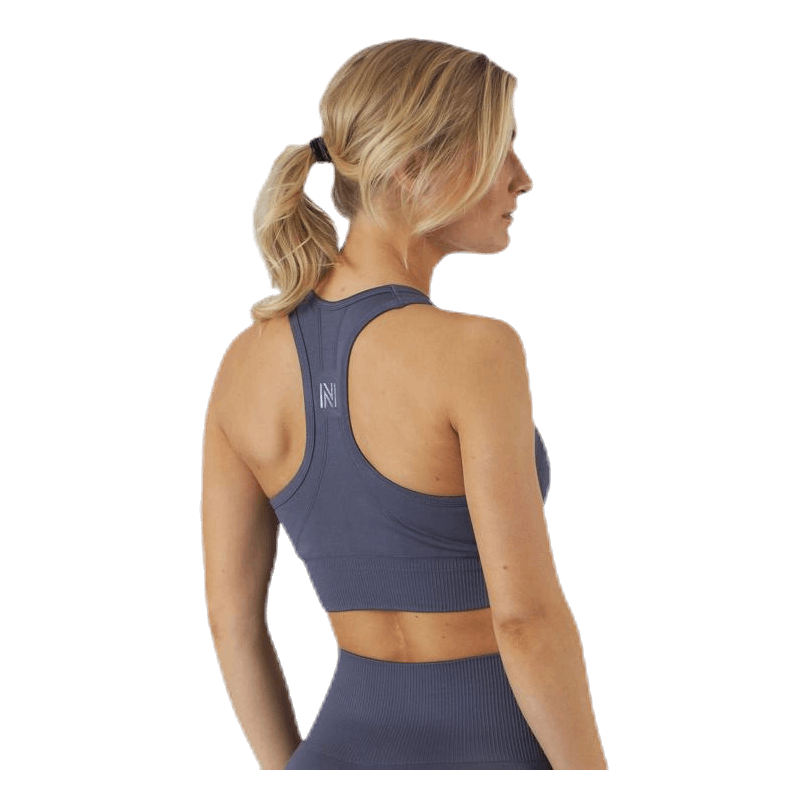 Erica Seamless Sports Bra Blue