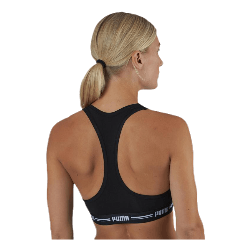 Iconic Racer Back Top Black